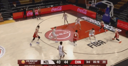 下反超比分, 西兰, 中国男篮成 下反超比分, 西兰, 中国男篮成